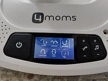 4 moms: Детский шезлонг, Б/у, Электронная, Пластик, цвет - Белый — 2