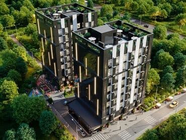 недвижимость в токмоке: 2 комнаты, 81 м², Элитка, 6 этаж, ПСО (под самоотделку) — 2