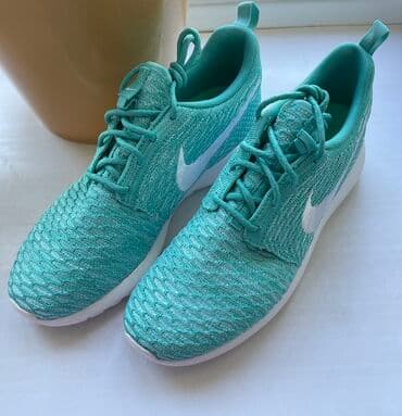 Босоножки, сандалии, шлепанцы: Мужские кроссовки, 41, Nike, Новый, цвет - Голубой, Самовывоз — 1