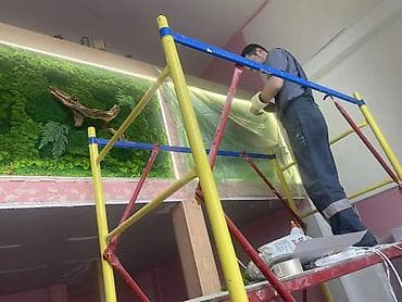 Дом и сад: Панно из стабилизированного мха с декоративной корягой - Вертикальная — 4