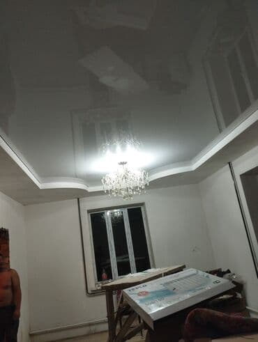 шпатель для натяжных потолков: Керме шыптар Жылтырак, 3D потолоктор, Жылтырабаган Акысыз ченөө, Кепилдиги, Акысыз консультация — 6