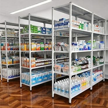 Соода жабдуулары: Стеллаж полка, металлический стеллаж для хранения, стеллажи в архив, в — 4