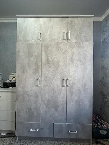 Шифоньер, шкаф для одежды, Прямой, ЛДСП — 1