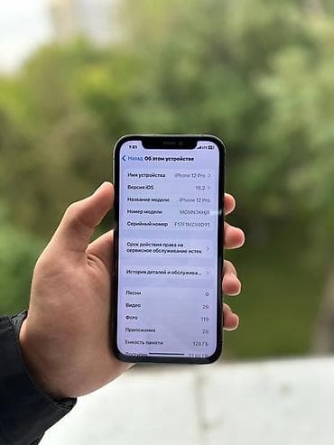 iphone 4: IPhone 12 Pro, 128 ГБ, Графит, 75 % — 5