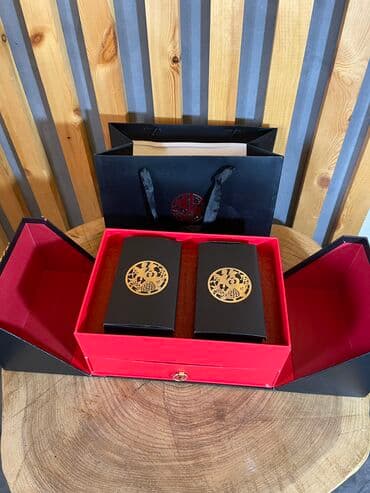 чайный набор подарочный: Шикарный набор Китайского чая • Подарочная коробка • 8 банок крупно — 6