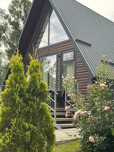 бишкек киргизия 1: Устали от жары и городских пробок? 🌿 A-frame коттеджи в селе — 1