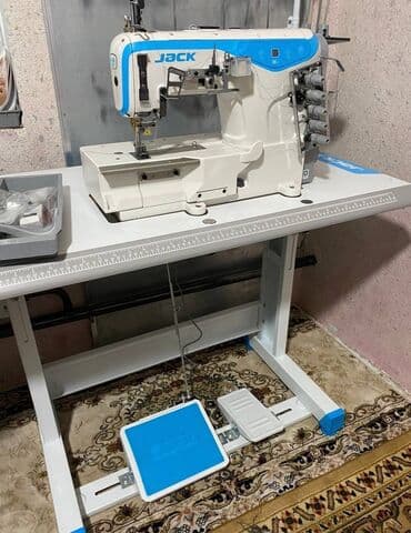 4 ниточная жак: Тигүүчү машина Jack, Оверлок, Жарым автоматтык — 6