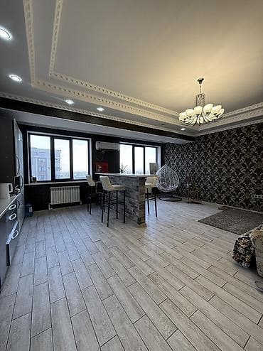 Квартиры: 3 комнаты, 105 м², Кожомкул стадион Элитка, 15 этаж, Евроремонт — 2