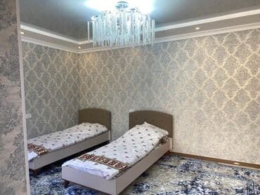 посуточн: 1 бөлмө, Душ кабинасы, Жаздык, жууркан-төшөк каптары, Кондиционер — 10