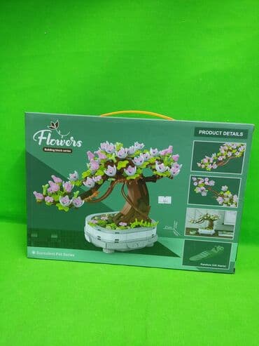 Конструктор “Flowers – Building block series: BITAOCHUN Potted Plant”