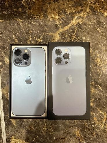 IPhone 13 Pro, Б/у, 256 ГБ, Sierra Blue, Коробка, 83 %