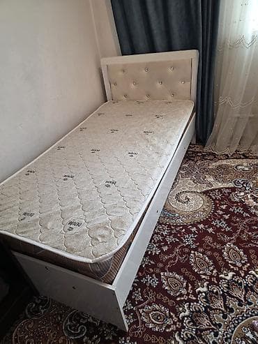 кровати полуторка: Односпальная кровать с матрасом - Размер спального места — 2