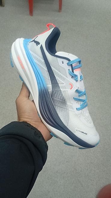 Мужские кроссовки, 43, Puma, Новый, цвет - Белый, Бесплатная доставка