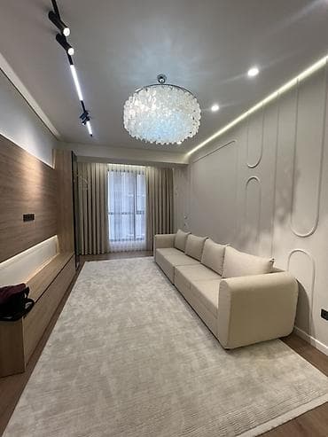 сдам квартиру в бишкеке без посредников 2021: 2 комнаты, 77 м², 12 этаж, Дизайнерский ремонт — 4