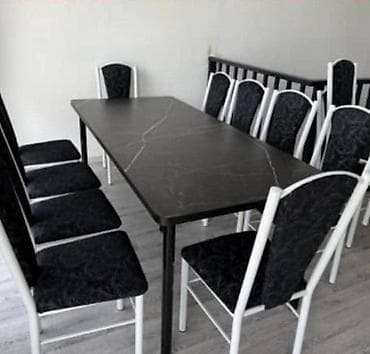 Оңдоп-түзөө жана курулуш: Ашкана үстөлү жана отургуч, түсү - Ак — 4