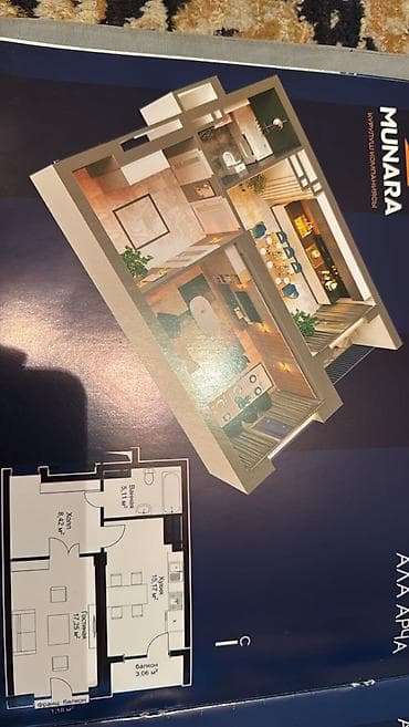 Продажа квартир: 1 комната, 40 м², Элитка, 2 этаж, Готовая ПСО (под самоотделку) — 2