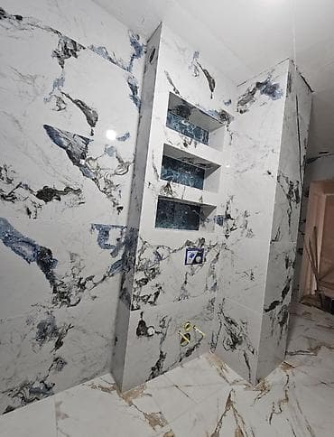 мраморный пол: Подготовка стен для укладки, Подготовка стен для грунтовки, Резка плитки | Керамическая плитка, Керамогранитая плитка, Мозаичная плитка | Вертикальная укладка, Диагональная укладка, Горизонтальная укладка Больше 6 лет опыта — 10