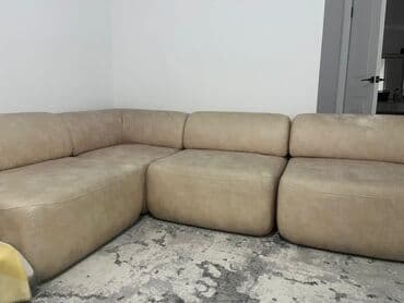 модульная мягкая мебель: Модульный диван, Б/у — 2