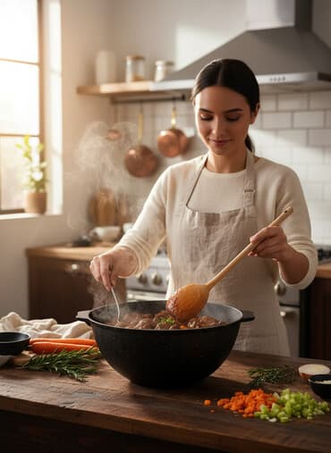 формы для выпекания: Казан фирмы Мечта 10 литров б/у 
Отдам за 1400 с — 1