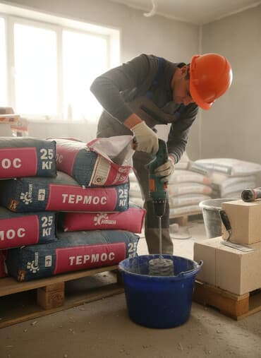 керамик про: Клей "Термос" от "Наши" в мешках по 25 кг. Этот клей предназначен для — 1