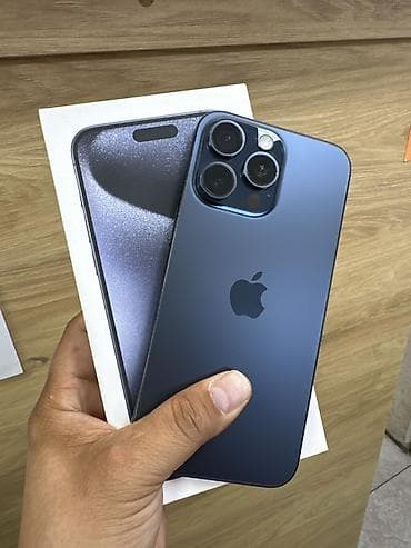 apple iphone x: IPhone 15 Pro Max, 256 ГБ, Синий, Коробка — 1