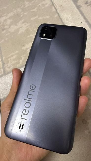 питинитка бу: Realme Б/у, 32 ГБ, цвет - Серый, 2 SIM — 2
