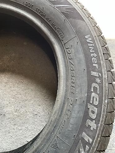 6300: Шины 195 / 65 / R 15, Зима, Б/у, Пара, Легковые, Корея, Hankook — 3