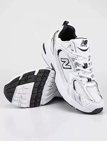 супер стильная: Кроссовки, 42, 43, New Balance, Новый, цвет - Белый, Самовывоз, Платная доставка — 3