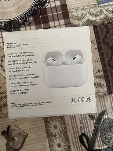 микрофон с колонкой: Apple AirPods Pro (2‑го поколения) с зарядным кейсом MagSafe Оргинал — 8