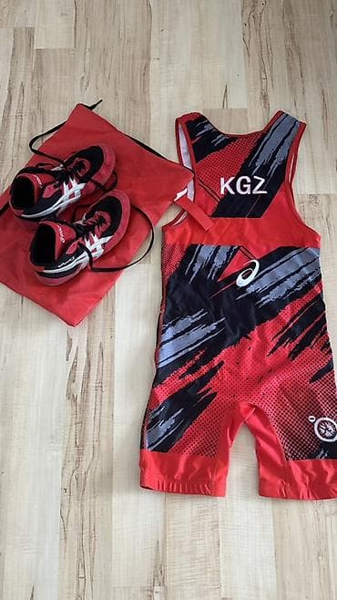 nike tech flece: Набор для борьбы/грэпплинга: - Борцовский трико Asics, двустороннее — 1
