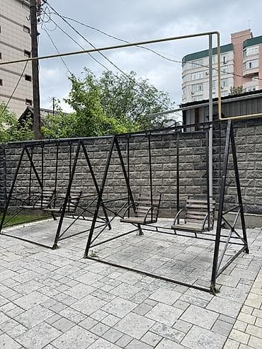 билеты качели: Садовые качели Металл, Со спинкой, Без крыши — 1