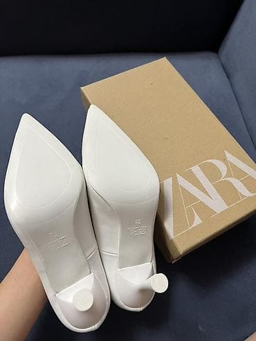 nike tekno: Туфли, 38, Zara, Новый, цвет - Белый, Платная доставка — 3