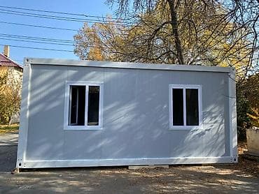 модульный офис: Модульный контейнерный дом/офис из сэндвич‑панелей. - Размер — 2