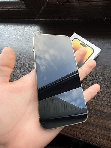 ipad mini 2: IPhone 14 Pro, Б/у, 256 ГБ, Matte Gold, Коробка, 83 % — 6