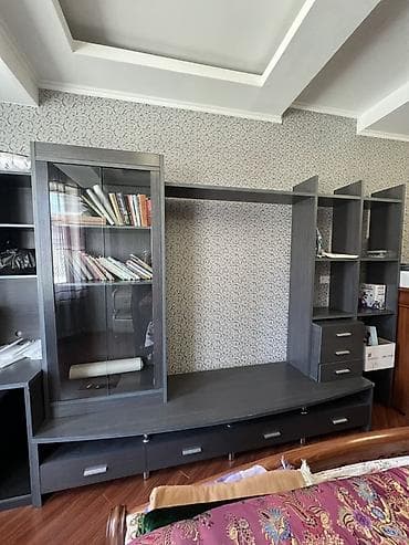 мебель буфет: Комплект офисной мебели, Шкаф, ДСП, цвет - Серый — 4