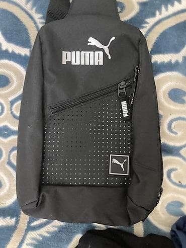 Сумка через плечо PUMA (слинг/кросс‑боди). - Цвет: черный с
