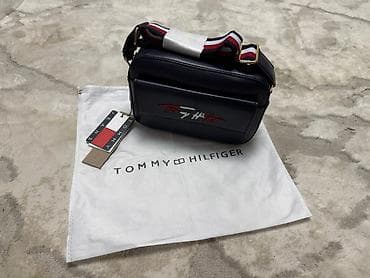 барсетка tommy: Барсетка, Tommy Hilfiger, Материал: Искусственная кожа, Застежка на магните, Новый — 1