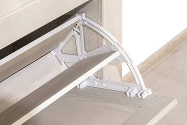 шкаф для обуви с полками: Тумба для обуви 3Д Марсель, Ясень Снежный, БРВ Брест (Беларусь) — 6