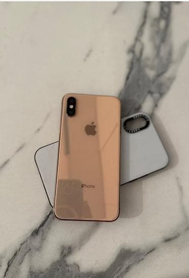 бу iphone x: IPhone Xs, Б/у, 64 ГБ, Золотой, Чехол, 74 % — 1