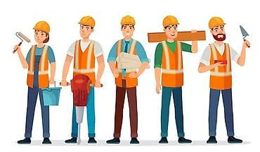 Курулуш жана оңдоо кызматтары: Строительные и отделочные работы «под ключ» Команда специалистов — 1