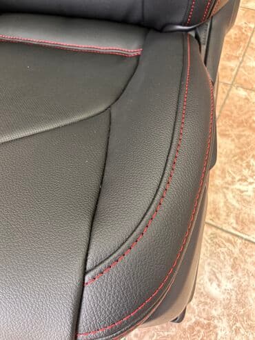 чихол сидения: Чехлы Экокожа, С подушкой, цвет - Черный, Mercedes-Benz, Новый, Самовывоз — 3