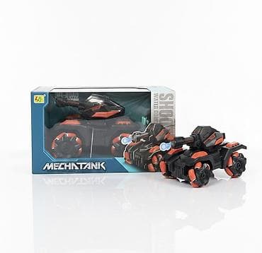 Стреляет орбизами на пульте управления «MECHTANK» — танк-джип с