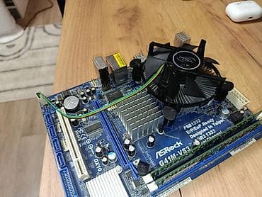socket 1151: Материнская плата для ПК, Б/у, ASRock, LGA775, Micro-ATX — 4