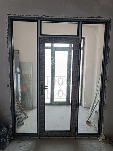 вскрытие межкомнатных дверей: Панорамный ПВХ-блок для выхода на балкон/террасу - Конфигурация — 1