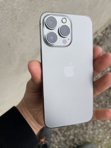 айфон 13 про 128: IPhone 13 Pro, Б/у, 1 ТБ, Серебристый, 89 % — 1
