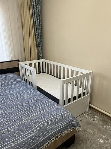 Кровати: Односпальная кровать, Новый, С мягким изголовьем, В рассрочку, длина - 200 см — 6