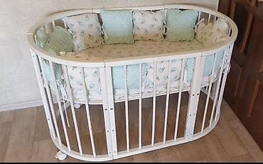 Оюнчуктар: Балдар үчүн трансформер керебет, Башка түрү, түсү - Ак — 1