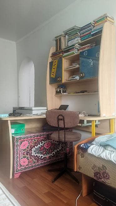 стол офисный ош: Детская гарнитура, Б/у, Для мальчика, Самовывоз — 3