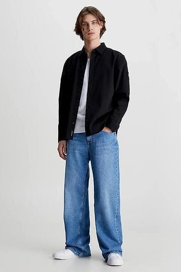 Рубашки: Мужская рубашка, M, Calvin Klein, Новый, цвет - Черный, Самовывоз, Бесплатная доставка — 2