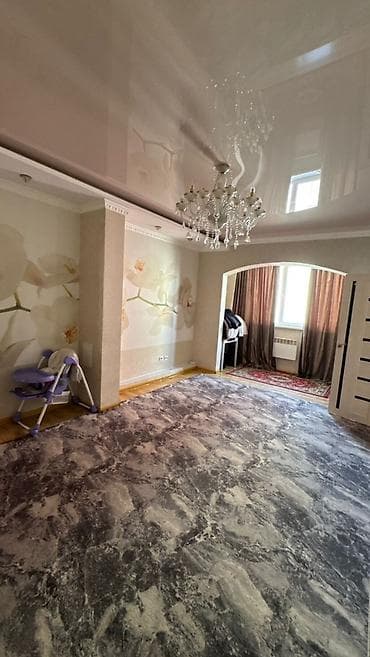 мкр улан: 3 комнаты, 78 м², 106 серия, 7 этаж, Евроремонт — 10